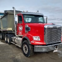 Dump Truck at truck wash toledo