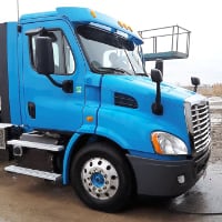 Semi Truck - Tractor at our Toledo truck wash